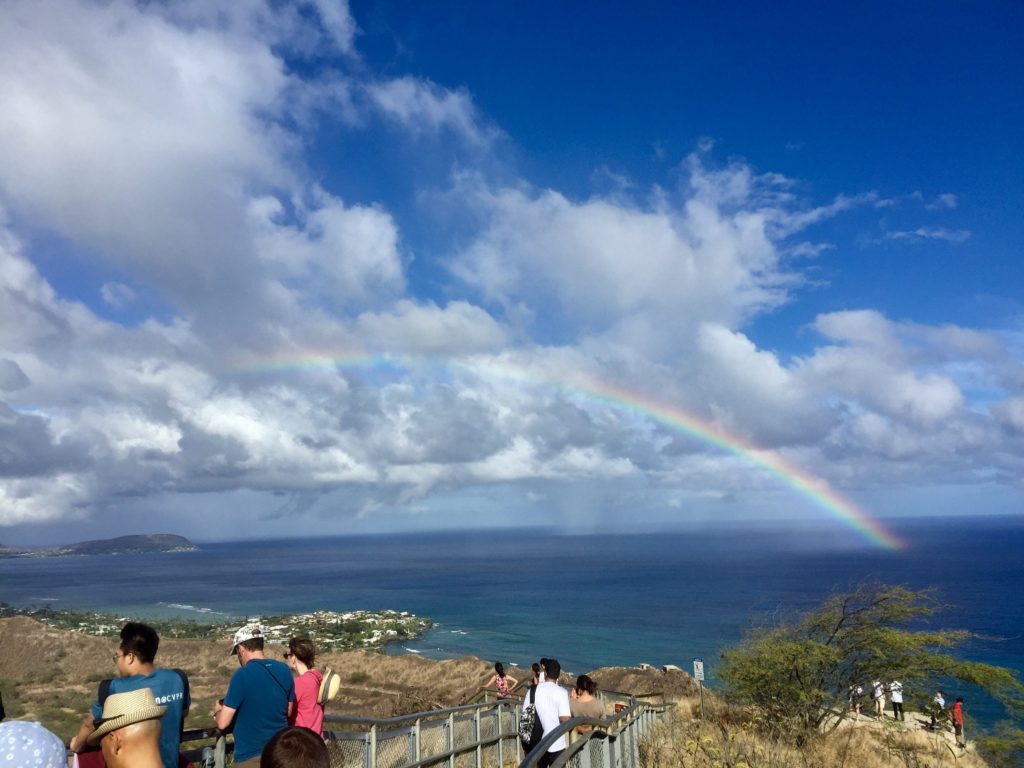 絶景 ダイヤモンドヘッドでダブルレインボーに遭遇 伊藤 大臣ブログ 絶景 ダイヤモンドヘッドでダブルレインボーに遭遇 伊藤 大臣ブログ