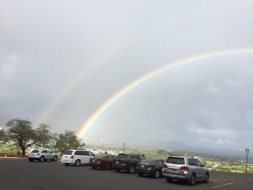 絶景 ダイヤモンドヘッドでダブルレインボーに遭遇 伊藤 大臣ブログ 絶景 ダイヤモンドヘッドでダブルレインボーに遭遇 伊藤 大臣ブログ